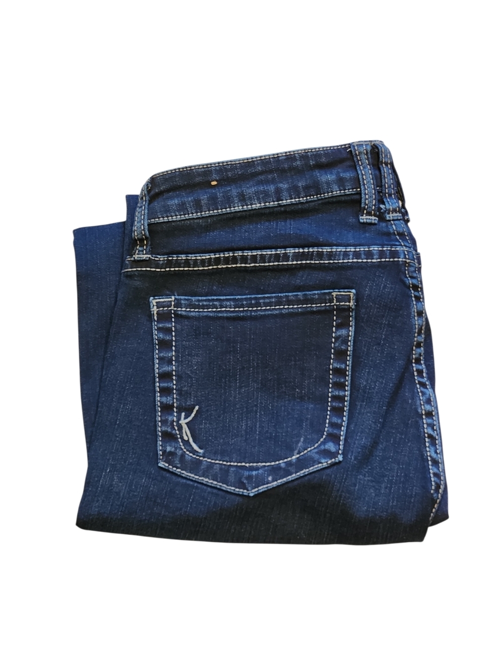 Kut From The Kloth Size 4 Diana Midrise Relaxed Fit Slim Skinny Blue Denim Jeans
